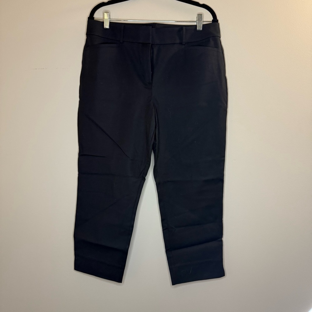 LOFT Black Skinny Cropped Pants